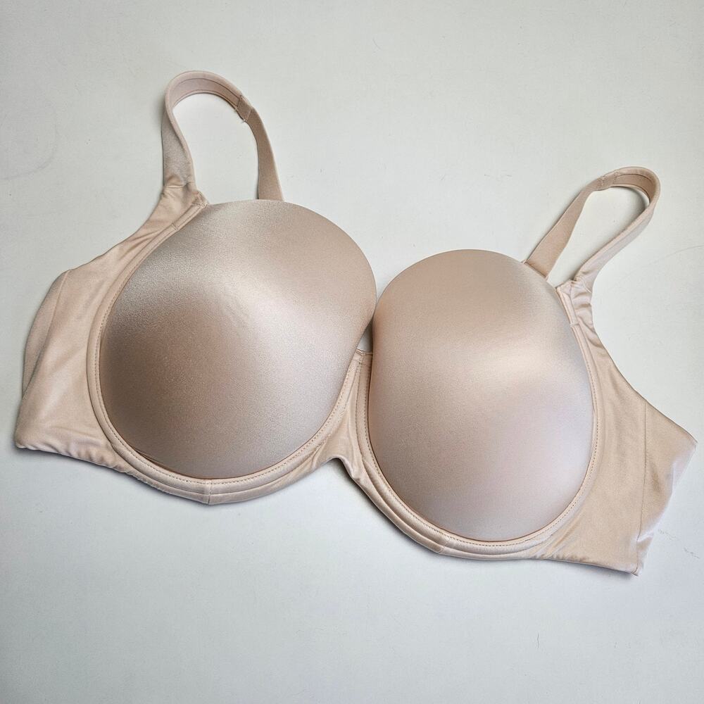 Soma Stunning Support Smooth Full Coverage Bra 44DD Beige Nude
